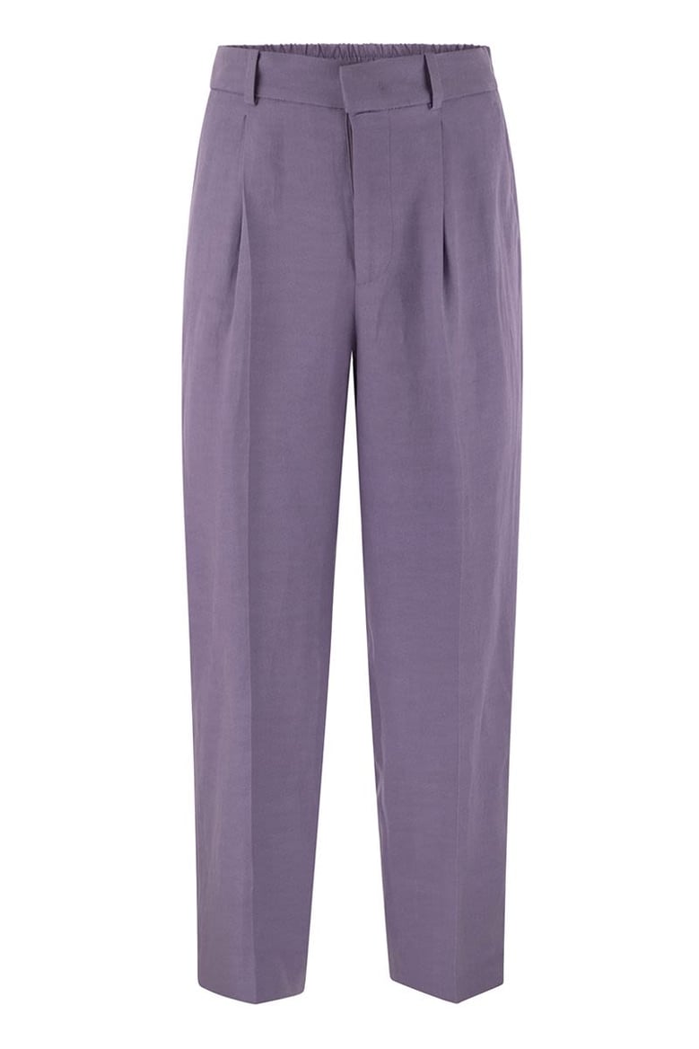 daisy - viscose and linen trousers by Selfnex