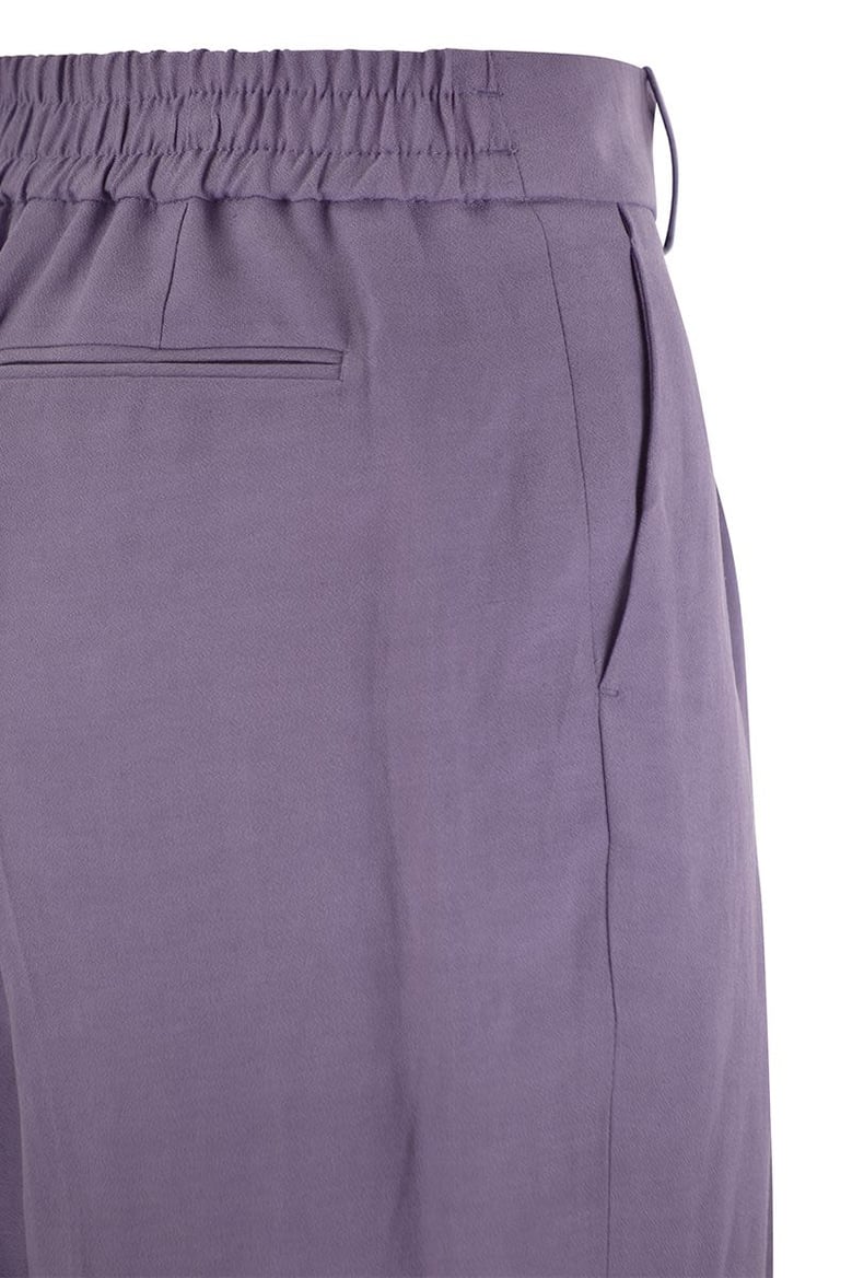 daisy - viscose and linen trousers by Selfnex