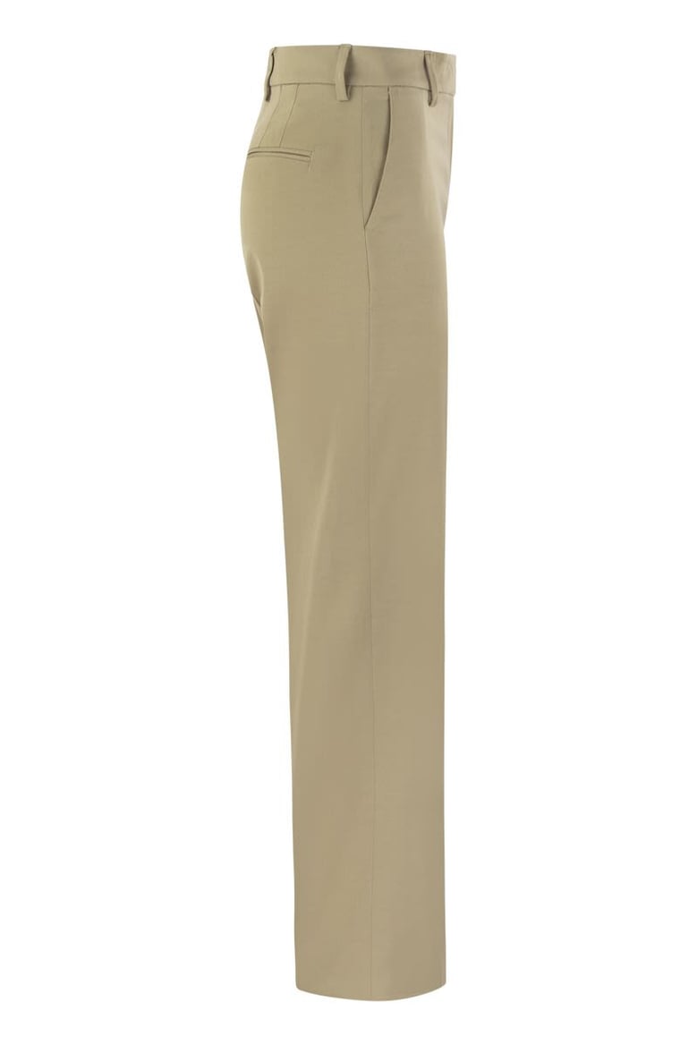 ambra - stretch viscose trousers by Selfnex