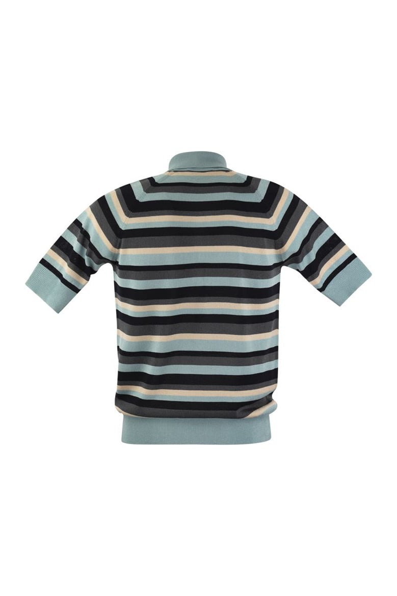 cotton and viscose polo shirt by Selfnex