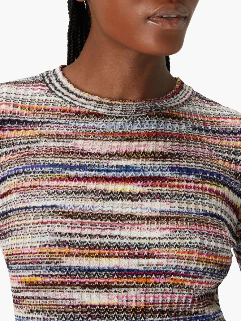 striped short dress by Selfnex