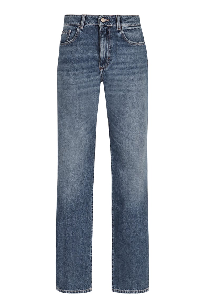 iris straight leg jeans by Selfnex