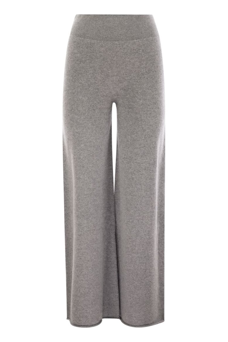 cashmere wide-leg trousers by Selfnex