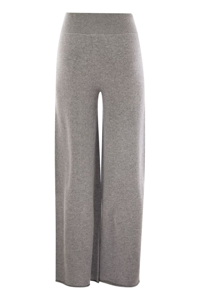 cashmere wide-leg trousers by Selfnex