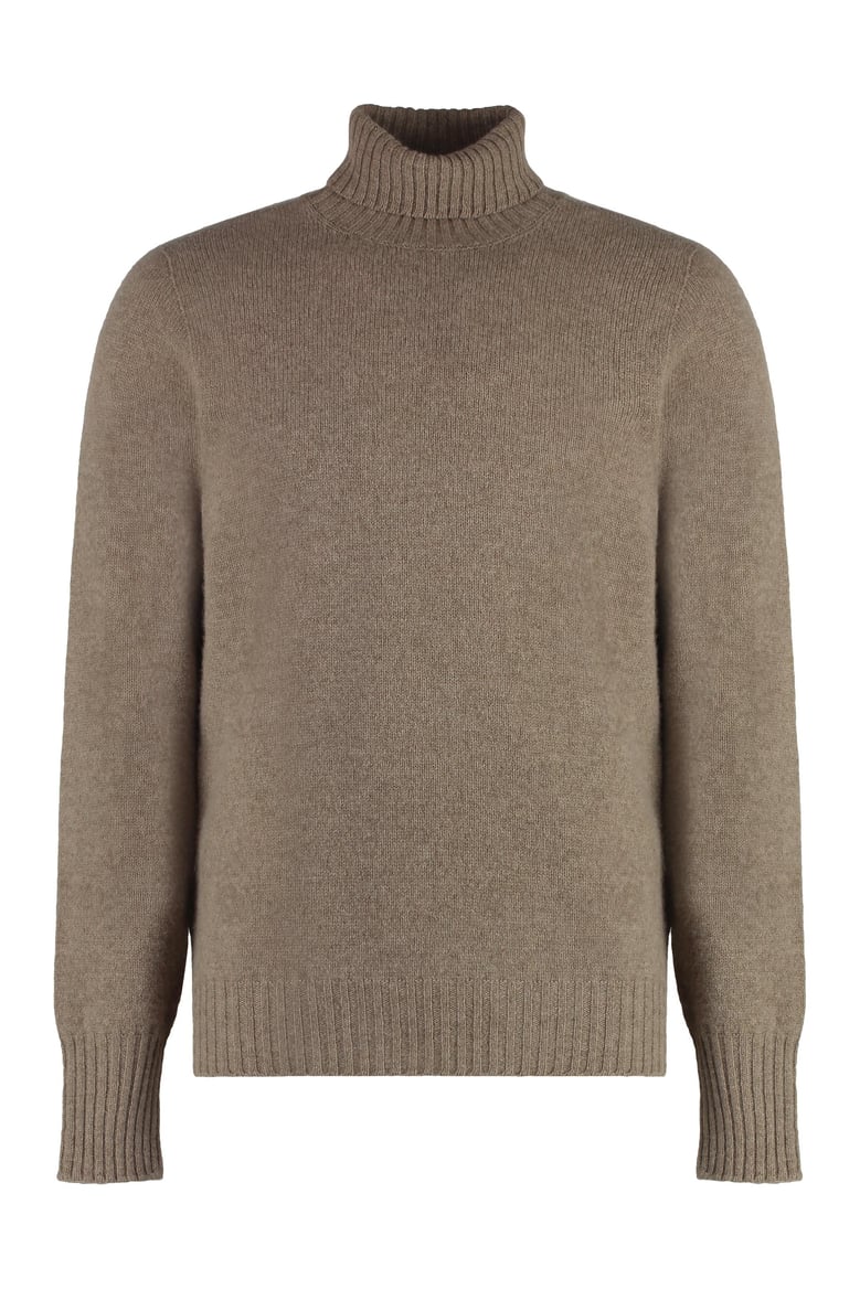wool turtleneck sweater by Selfnex