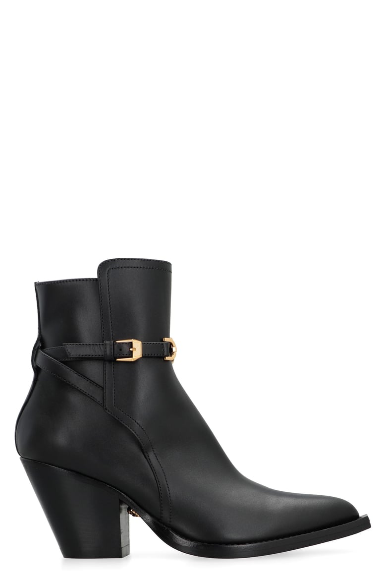 leather ankle boots by Selfnex