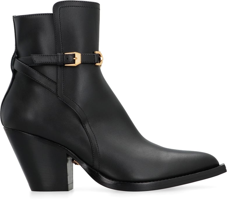 leather ankle boots by Selfnex