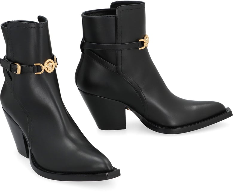 leather ankle boots by Selfnex
