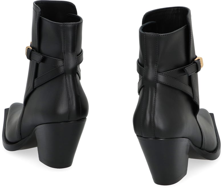 leather ankle boots by Selfnex