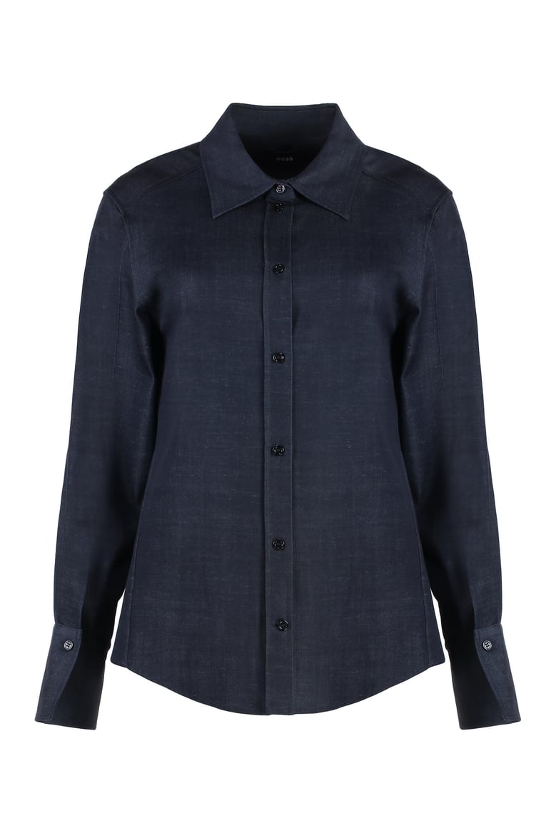 denim look shirt by Selfnex