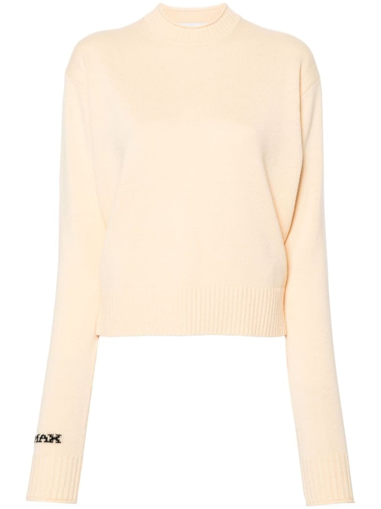 wool crewneck sweater by Selfnex