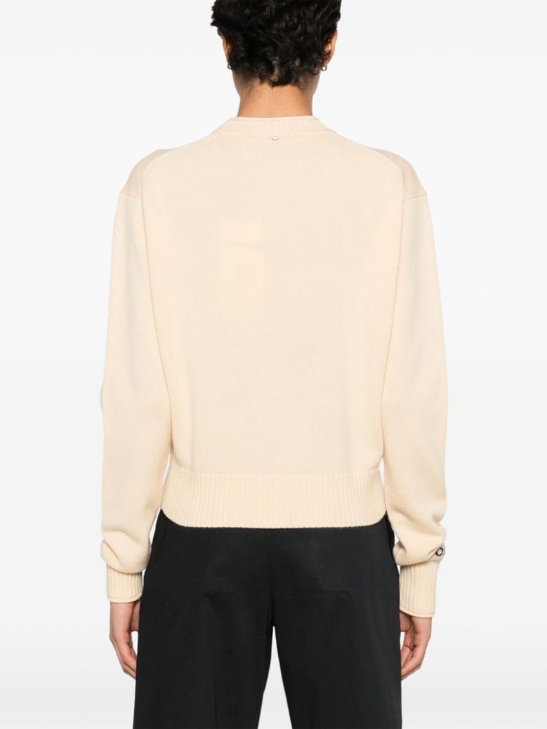 wool crewneck sweater by Selfnex