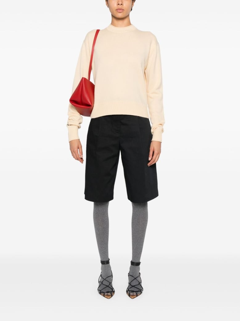 wool crewneck sweater by Selfnex