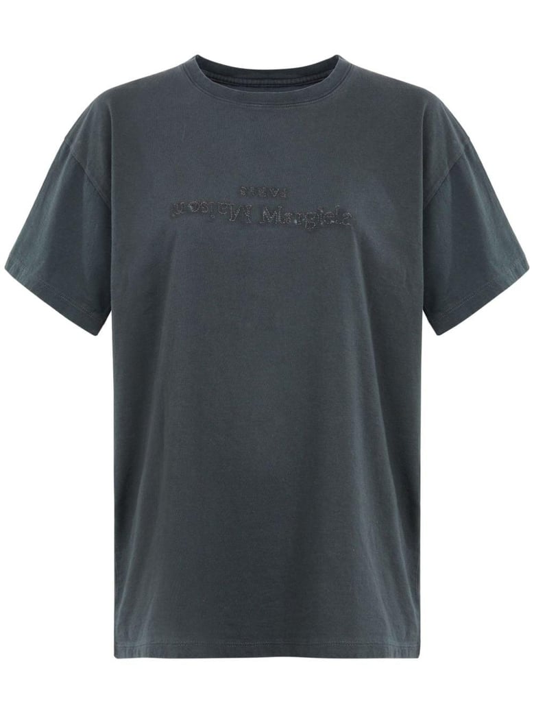 logo cotton t-shirt by Selfnex