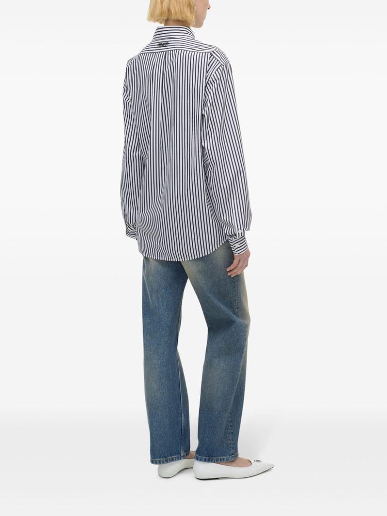 striped cotton shirt by Selfnex