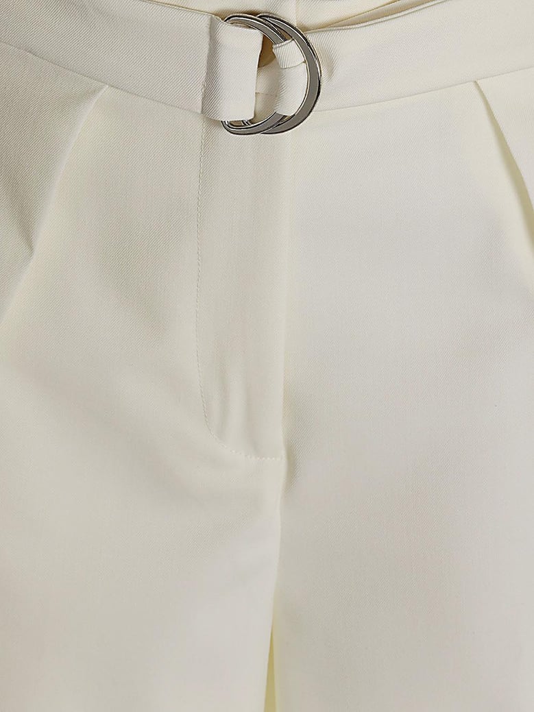 wool twill amelia trousers by Selfnex