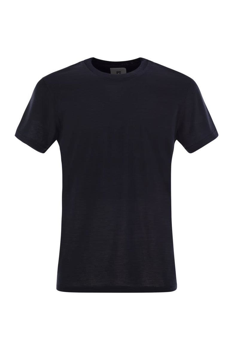 silk and cotton t-shirt by Selfnex