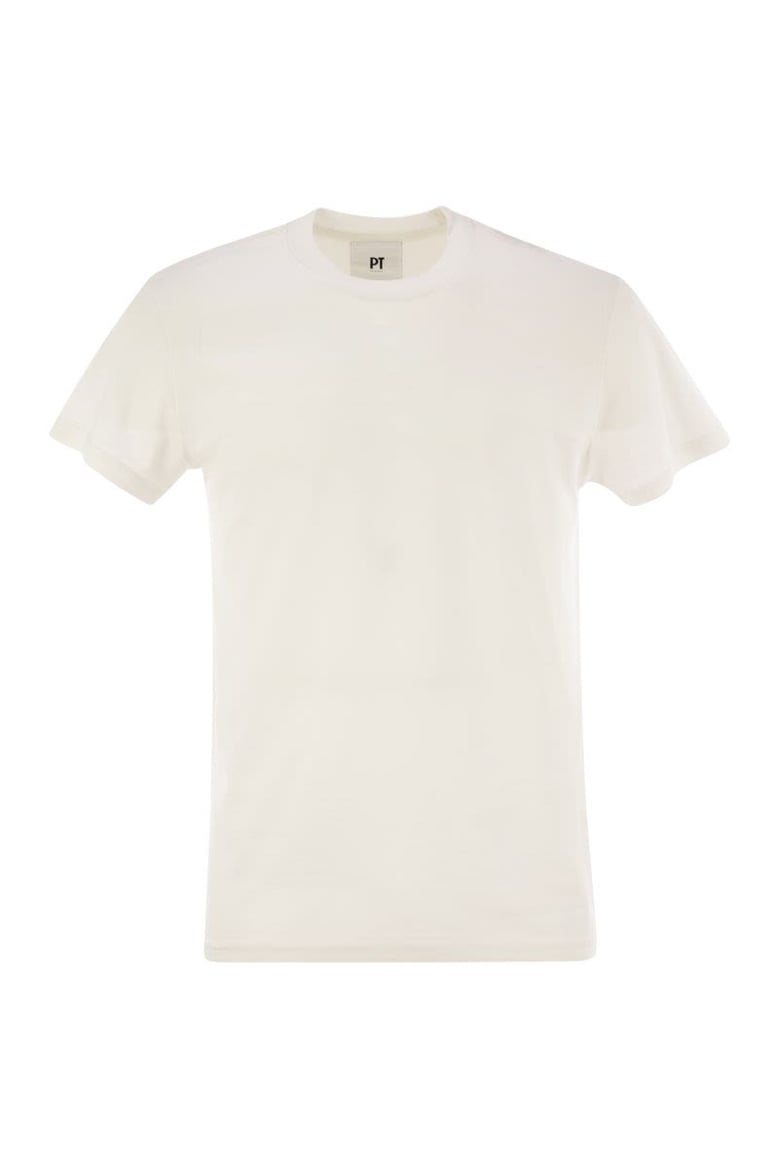 silk and cotton t-shirt by Selfnex
