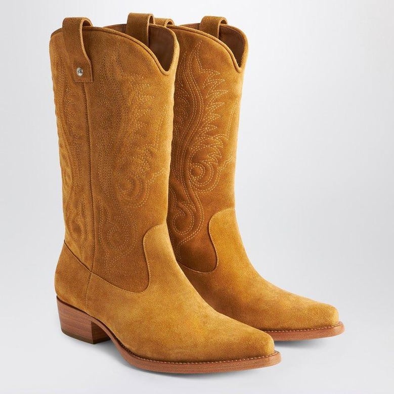brown cowboy boots by Selfnex