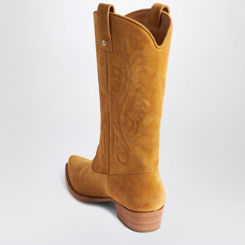 brown cowboy boots by Selfnex