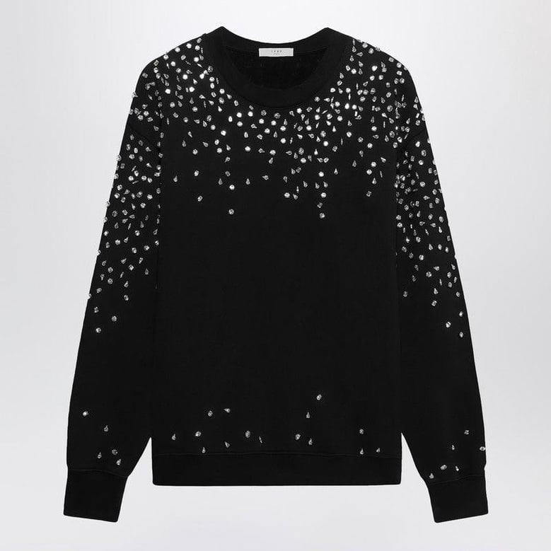 crewneck sweatshirt crystals by Selfnex