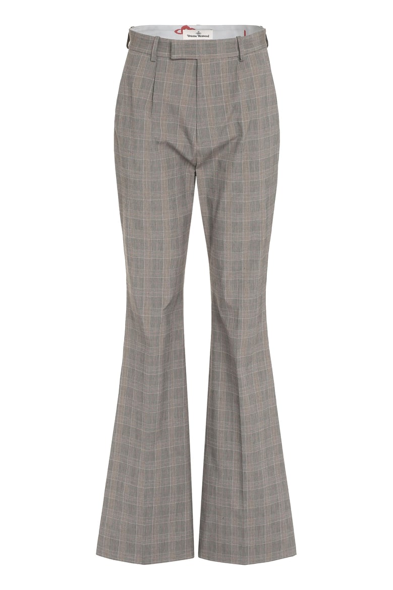 ray prince-of-wales checked trousers by Selfnex