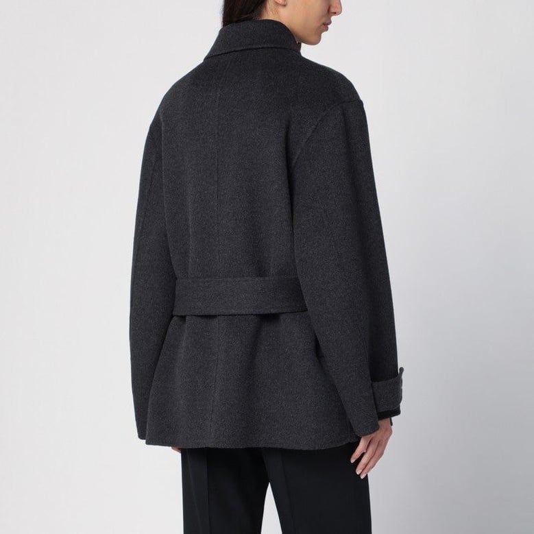 double-breasted wool coat by Selfnex