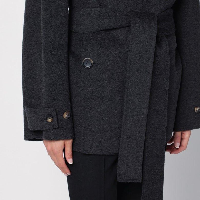 double-breasted wool coat by Selfnex