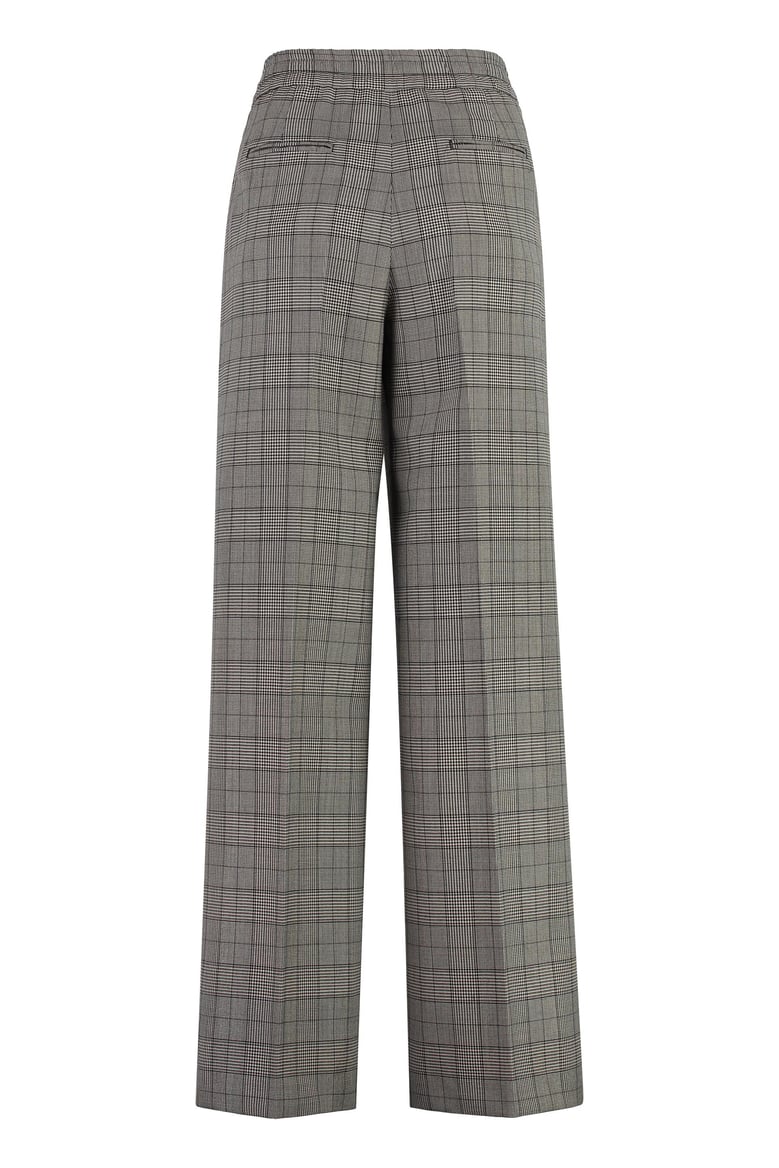 wool wide-leg trousers by Selfnex