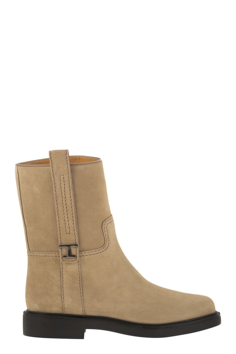 suede ankle boot by Selfnex