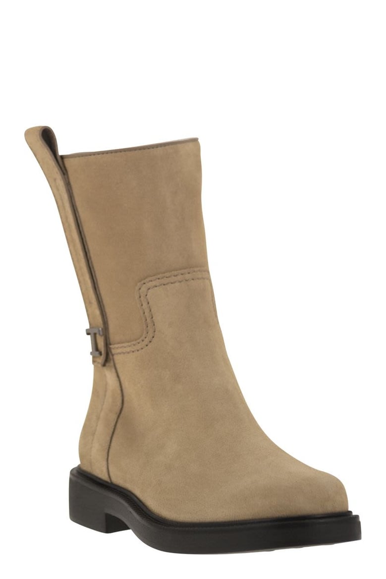 suede ankle boot by Selfnex