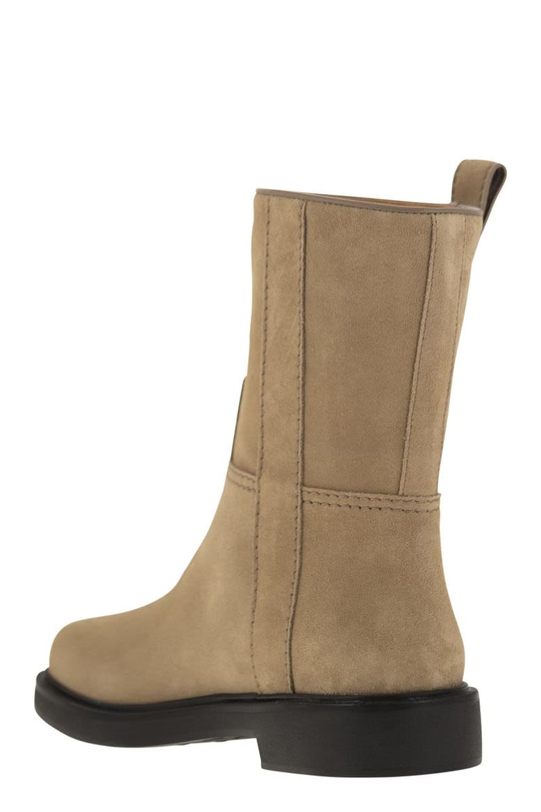 suede ankle boot by Selfnex