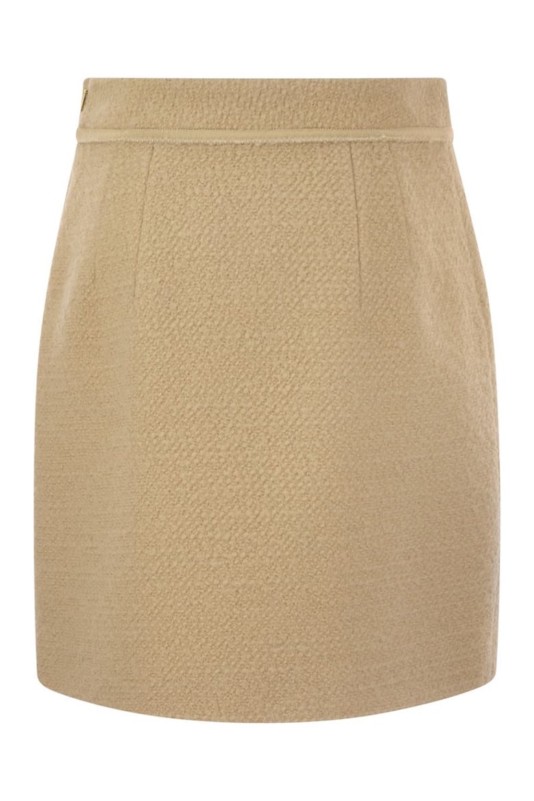 wool short skirt by Selfnex