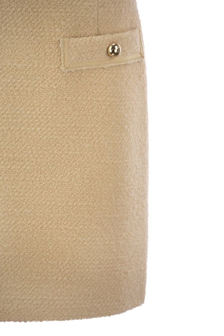 wool short skirt by Selfnex