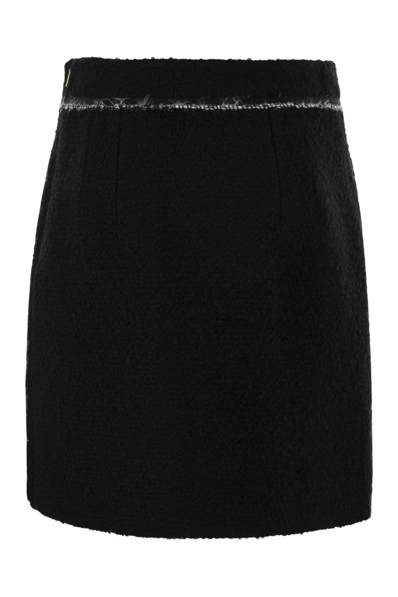 wool short skirt by Selfnex