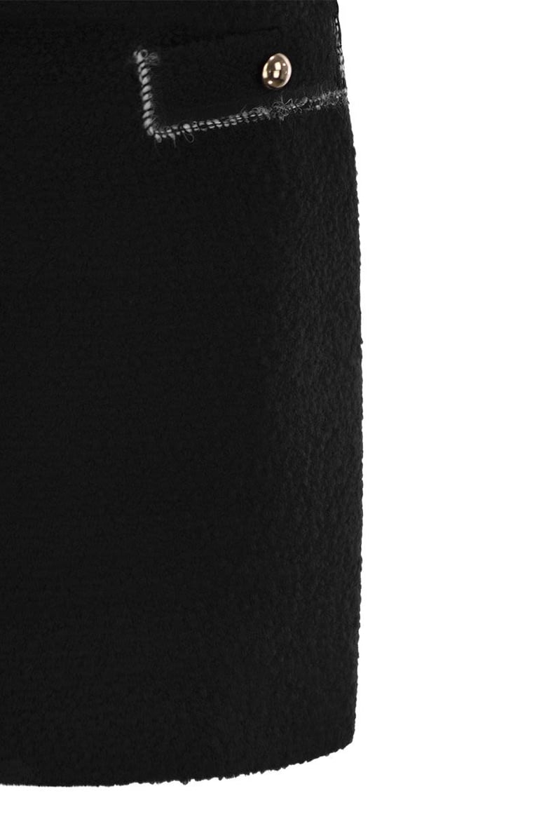 wool short skirt by Selfnex