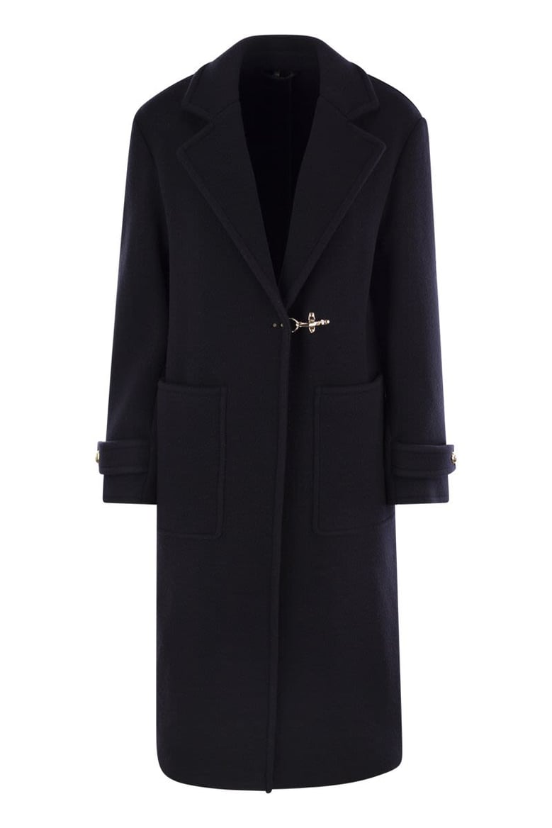wool and cashmere coat by Selfnex