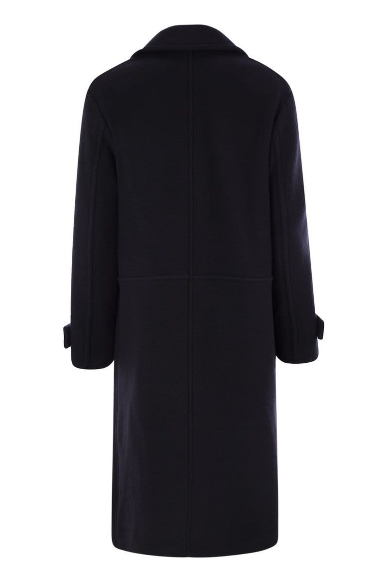 wool and cashmere coat by Selfnex