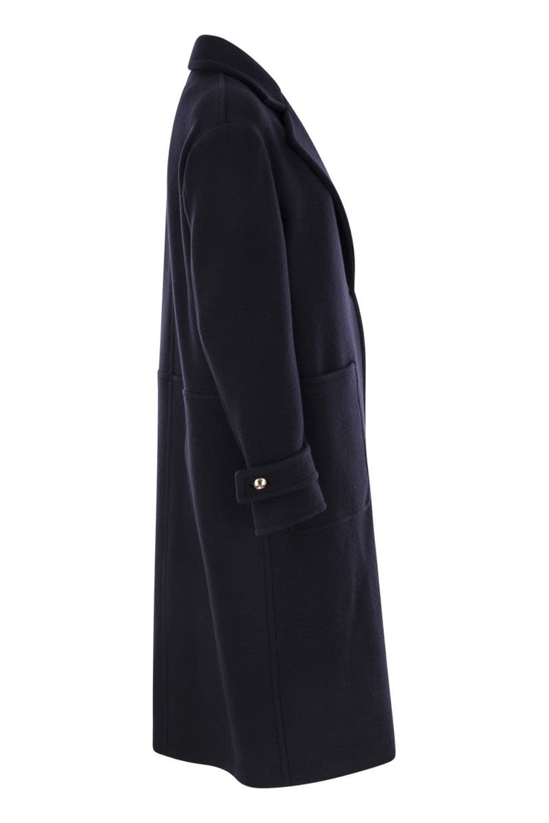 wool and cashmere coat by Selfnex