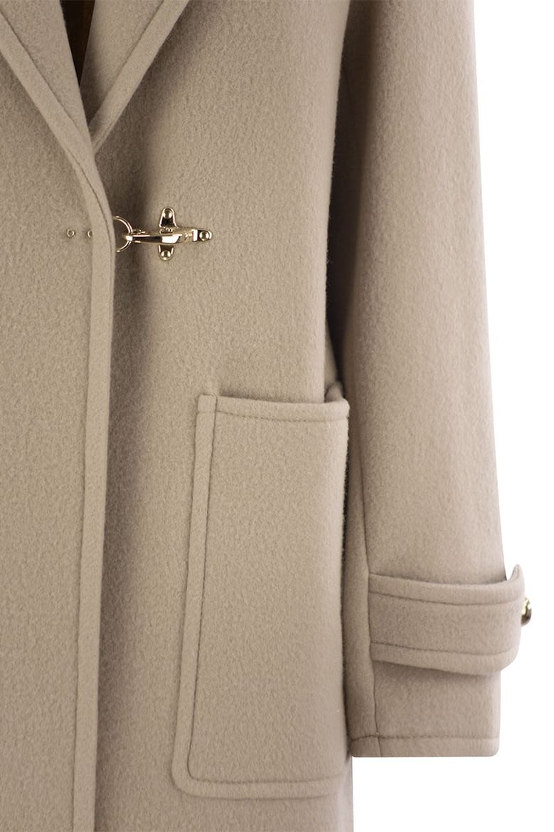 wool and cashmere coat by Selfnex