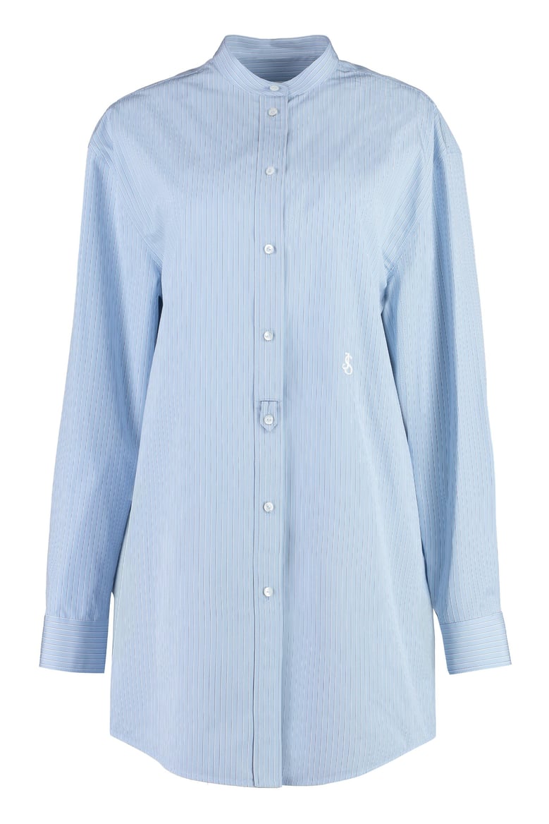 wednesday shirt light blue stripes by Selfnex