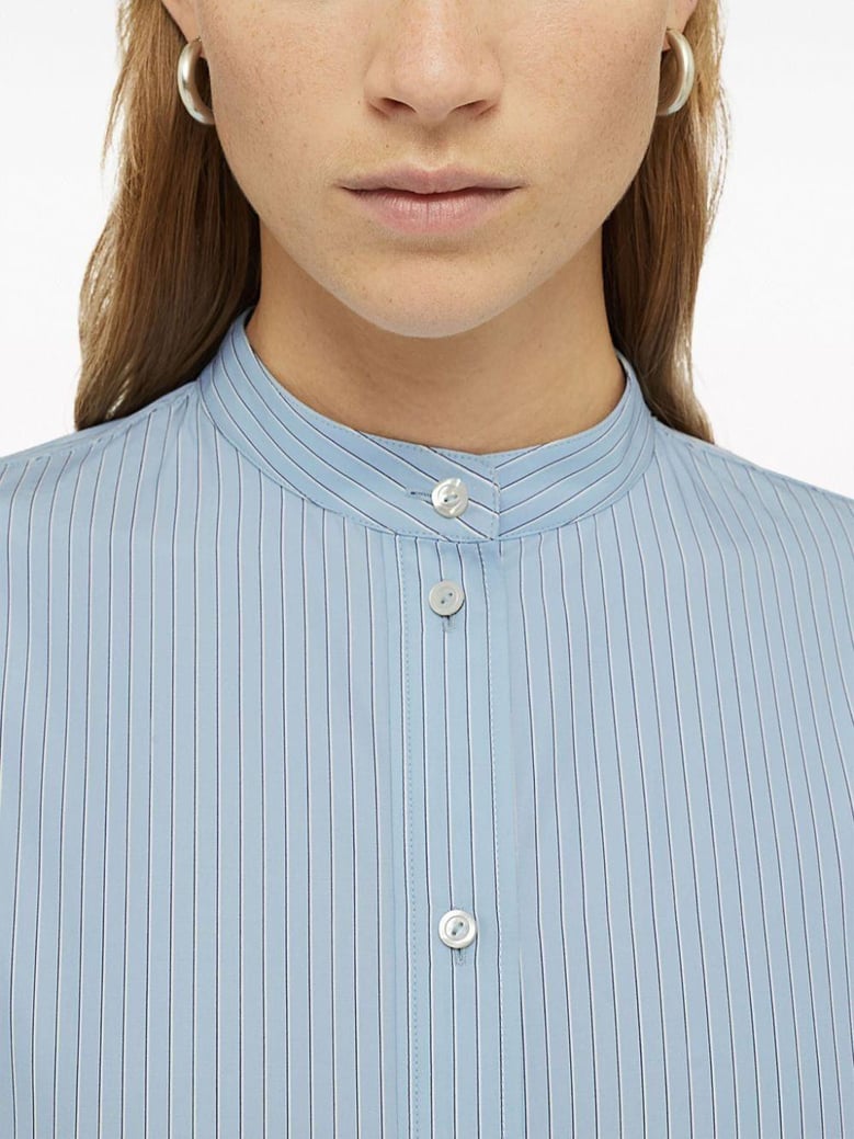 wednesday shirt light blue stripes by Selfnex