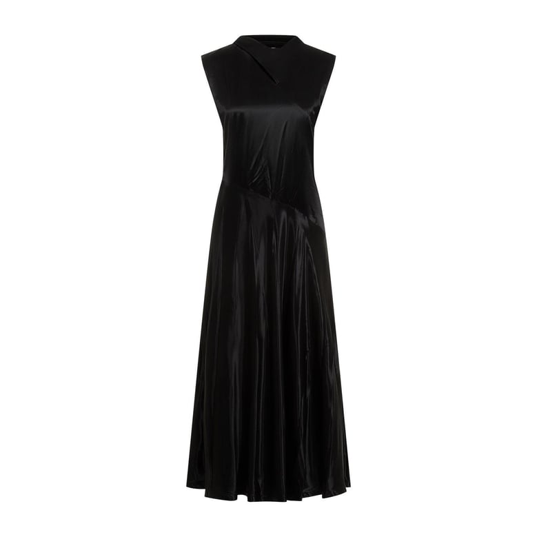 cupro long dress by Selfnex