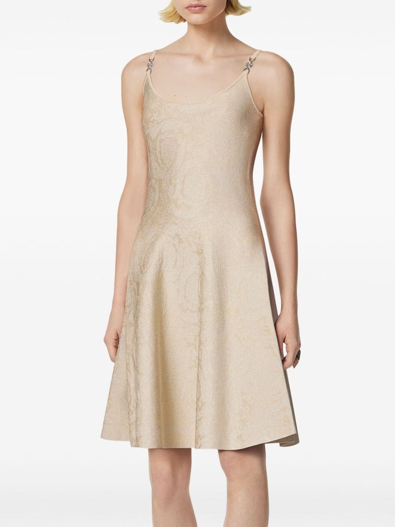 barocco texture short dress by Selfnex