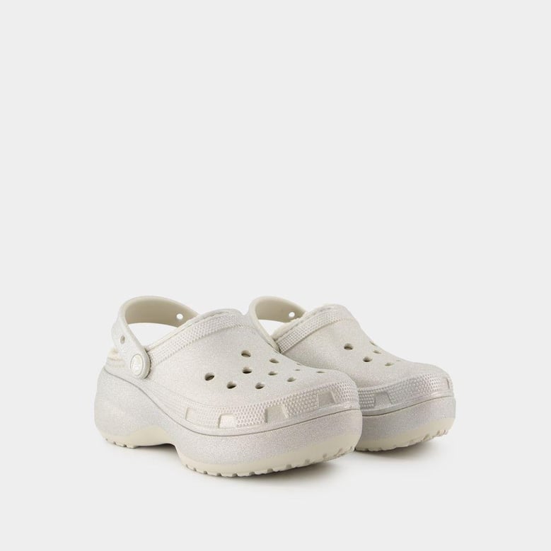 classic platform glitter sandals by Selfnex
