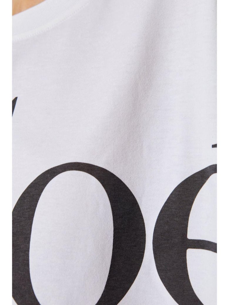 logo detail cropped t-shirt by Selfnex