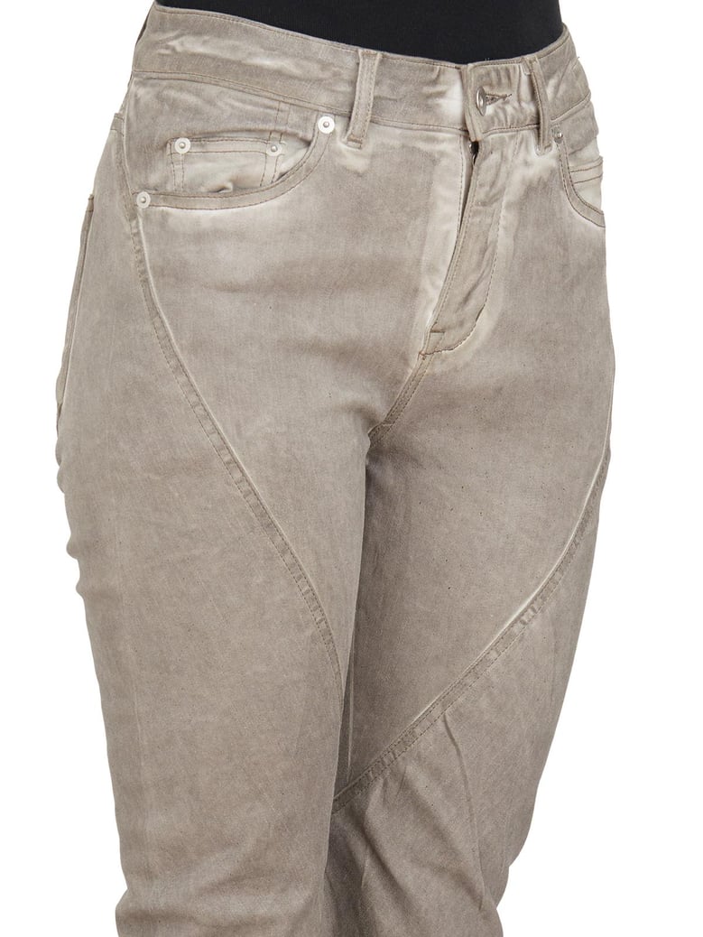pantaloni in denim bias bootcut dust by Selfnex