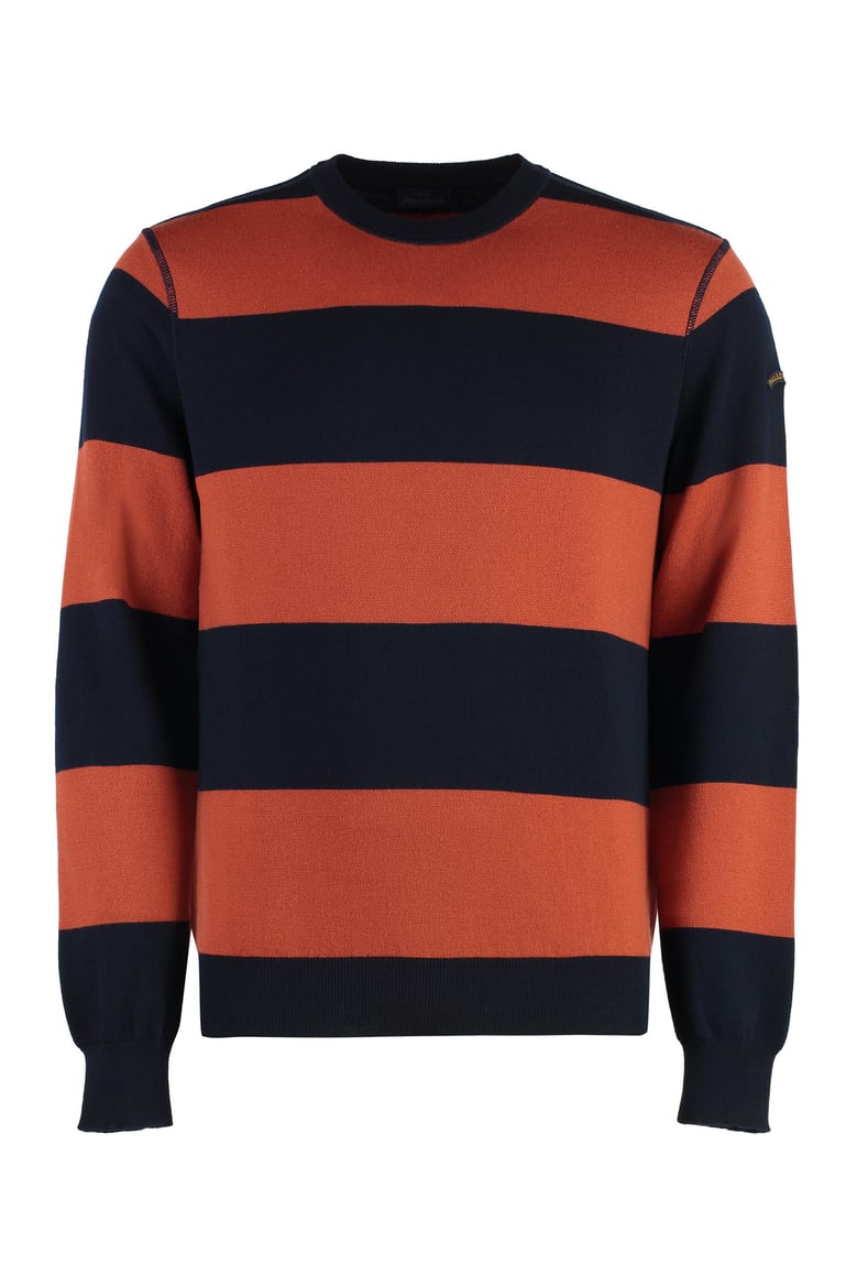 virgin wool crew-neck sweater by Selfnex