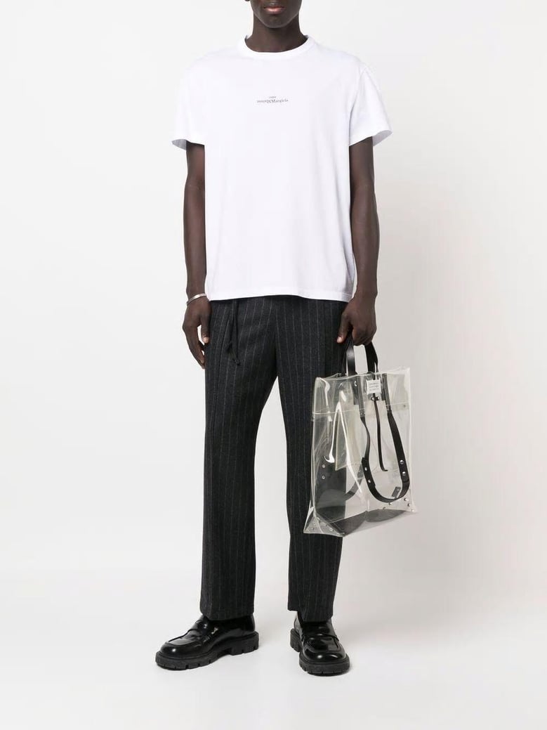 white cotton t-shirt by Selfnex