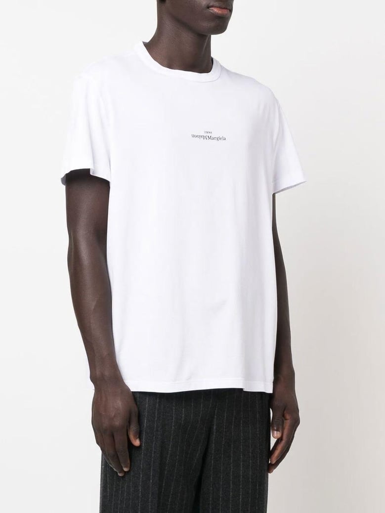 white cotton t-shirt by Selfnex